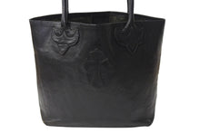 Load image into Gallery viewer, CHROME HEARTS クロムハーツ FSトート トートバッグ クロスパッチ ブラック シルバー金具 中古 67454