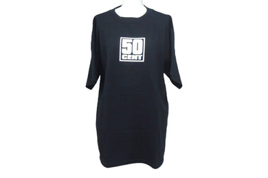 極美品 50 CENT 半袖 Ｔシャツ 00’s 50セント Gユニット ビンテージ HIPHOP ヒップホップ ラップ サイズ M ブラック 中古 67460