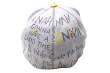 Load image into Gallery viewer, PLATINUM FUBU 90s00s fat albert プラティナム フブ 90年代 キャップ ポリエステル コットン グレー イエロー 美品 中古 67468