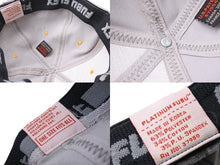 Load image into Gallery viewer, PLATINUM FUBU 90s00s fat albert プラティナム フブ 90年代 キャップ ポリエステル コットン グレー イエロー 美品 中古 67468