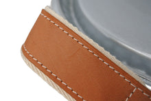 Load image into Gallery viewer, 極美品 HERMES エルメス サドルボックス スモール 馬具缶 馬具入れ メタル ブライドルレザー キャンバス ネイビー 中古 67478
