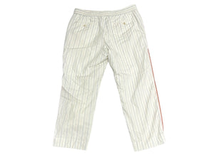GUCCI グッチ ストライプ イージーパンツ 494705 Z303D ホワイト サイズ50 美品 中古 67485 