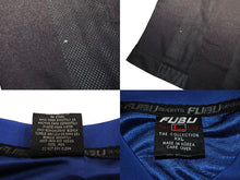 Load image into Gallery viewer, FUBU フブ ゲームシャツ フットボールシャツ ヴィンテージ ブルー レッド ブラック メッシュ ポリエステル XXL 美品 中古 67495