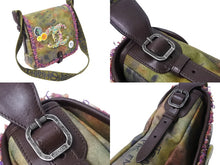 Load image into Gallery viewer, 極美品 CHANEL シャネル エンブロイダリー グラフィティ ショルダーバッグ A92789 ココマーク 21番台 カーキ シルバー 中古 67504