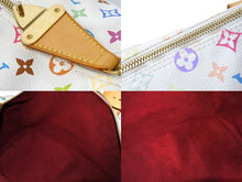 Load image into Gallery viewer, 極美品 LOUIS VUITTON ルイヴィトン 村上隆 ボストンバッグ キーポル45 M92641 モノグラムマルチ ホワイト ゴールド金具 中古 67505