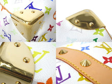 Load image into Gallery viewer, 極美品 LOUIS VUITTON ルイヴィトン 村上隆 ボストンバッグ キーポル45 M92641 モノグラムマルチ ホワイト ゴールド金具 中古 67505