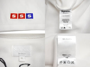 Supreme シュプリーム ラフ・ライダーズ 長袖ゲームシャツ ホッケージャージ ホワイト ポリエステル XL 美品 中古 67511 