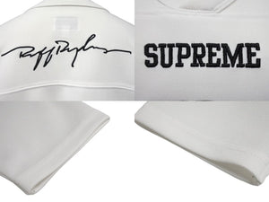Supreme シュプリーム ラフ・ライダーズ 長袖ゲームシャツ ホッケージャージ ホワイト ポリエステル XL 美品 中古 67511 