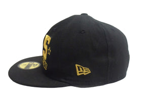 NEW ERA ニューエラ キャップ 刺繍ロゴ サイズ 7 1/4 58cm ブラック 