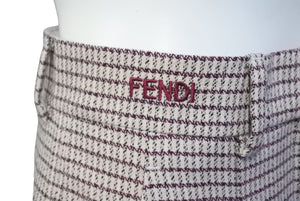 極美品 FENDI フェンディ ショートパンツ 12CPF-18-1043 サイズ36 コットン相当 ナイロンピンク 中古 67520 