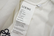 Load image into Gallery viewer, LOEWE ロエベ タンクトップ ノースリーブ 刺繍ロゴ入り S359Y23X85 サイズXS コットン ポリウレタン ホワイト ブラック 美品 中古 67521