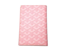 Load image into Gallery viewer, Goyard ゴヤール二つ折り財布 長財布 フランス製 ヘリンボーン ゴヤールディンキャンバス ピンク 良品 中古 67528