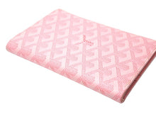 Load image into Gallery viewer, Goyard ゴヤール二つ折り財布 長財布 フランス製 ヘリンボーン ゴヤールディンキャンバス ピンク 良品 中古 67528