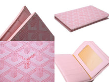 Load image into Gallery viewer, Goyard ゴヤール二つ折り財布 長財布 フランス製 ヘリンボーン ゴヤールディンキャンバス ピンク 良品 中古 67528