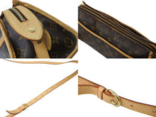 Load image into Gallery viewer, LOUIS VUITTON ルイヴィトン ポパンクール ロン ショルダーバッグ M40008 ヌメ革 レザー ゴールド金具 ブラウン 良品 中古 67533