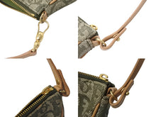 Load image into Gallery viewer, Christian Dior クリスチャンディオール トロッター サドルポーチ ワンショルダー グリーン MC 0071 美品 中古 67536