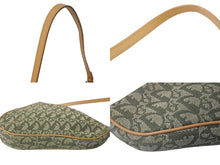 Load image into Gallery viewer, Christian Dior クリスチャンディオール トロッター サドルポーチ ワンショルダー グリーン MC 0071 美品 中古 67536
