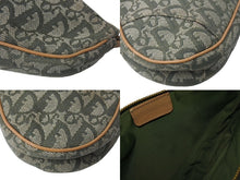 Load image into Gallery viewer, Christian Dior クリスチャンディオール トロッター サドルポーチ ワンショルダー グリーン MC 0071 美品 中古 67536
