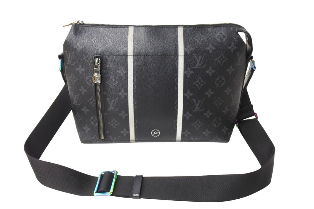 LOUIS VUITTON ルイヴィトン フラグメント アポロメッセンジャー MM M43411 モノグラムエクリプス 美品 中古 67549