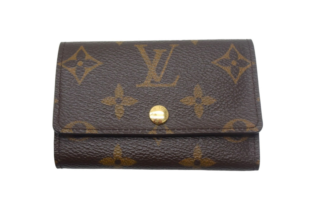 極美品 LOUIS VUITTON ルイヴィトン キーケース ミュルティクレ 6 M62630 モノグラムキャンバス ゴールド金具 ブラウン 中古 67550