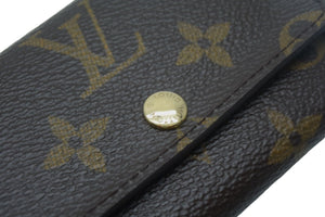 極美品 LOUIS VUITTON ルイヴィトン キーケース ミュルティクレ 6 M62630 モノグラムキャンバス ゴールド金具 ブラウン 中古 67550