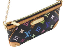 Load image into Gallery viewer, 極美品 LOUIS VUITTON ルイヴィトン ポーチ M60097 ポシェット ミラMM モノグラムマルチカラー ブラック 中古 67553