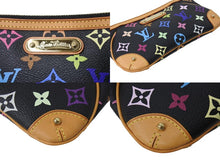 Load image into Gallery viewer, 極美品 LOUIS VUITTON ルイヴィトン ポーチ M60097 ポシェット ミラMM モノグラムマルチカラー ブラック 中古 67553
