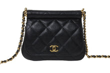 Load image into Gallery viewer, 新品同様 CHANEL シャネル ココマーク バニティ チェーンショルダーバッグ ランダム番台 キャビアスキン ブラック 中古 67562
