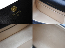 Load image into Gallery viewer, 新品同様 CHANEL シャネル ココマーク バニティ チェーンショルダーバッグ ランダム番台 キャビアスキン ブラック 中古 67562