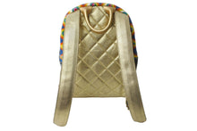 Load image into Gallery viewer, 極美品 CHANEL シャネル グラフィティ リュック バックパック 28番台 ココマーク メディエダールコレクション AS0867 ゴールド 中古 67565