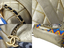 Load image into Gallery viewer, 極美品 CHANEL シャネル グラフィティ リュック バックパック 28番台 ココマーク メディエダールコレクション AS0867 ゴールド 中古 67565