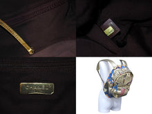 Load image into Gallery viewer, 極美品 CHANEL シャネル グラフィティ リュック バックパック 28番台 ココマーク メディエダールコレクション AS0867 ゴールド 中古 67565