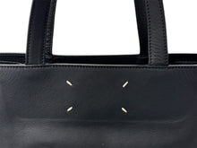 Load image into Gallery viewer, Masion martin margiela メゾン マルタン マルジェラ トートバッグ レザー シルバー金具 ブラック 美品 中古 67569