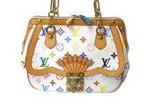 Load image into Gallery viewer, LouisVuitton ルイヴィトン グレイシーMM M92590 チェーンショルダーバッグ モノグラム マルチカラー キャンバス ホワイト 美品 中古 67572