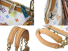 Load image into Gallery viewer, LouisVuitton ルイヴィトン グレイシーMM M92590 チェーンショルダーバッグ モノグラム マルチカラー キャンバス ホワイト 美品 中古 67572