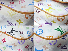 Load image into Gallery viewer, LouisVuitton ルイヴィトン グレイシーMM M92590 チェーンショルダーバッグ モノグラム マルチカラー キャンバス ホワイト 美品 中古 67572