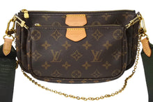 Load image into Gallery viewer, 極美品 LOUIS VUITTON ルイヴィトン ミュルティポシェット アクセソワール カーキ ショルダーバッグ モノグラム M44813 中古 67573