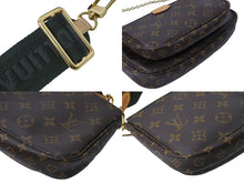 Load image into Gallery viewer, 極美品 LOUIS VUITTON ルイヴィトン ミュルティポシェット アクセソワール カーキ ショルダーバッグ モノグラム M44813 中古 67573