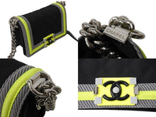 Load image into Gallery viewer, 極美品 CHANEL シャネル マトラッセ ボーイシャネル チェーンウォレットショルダーバッグ 22番台 ファブリックメッシュ 中古 67575