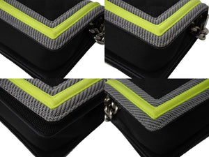 極美品 CHANEL シャネル マトラッセ ボーイシャネル チェーンウォレットショルダーバッグ 22番台 ファブリックメッシュ 中古 67575