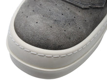 Load image into Gallery viewer, 新品未使用 クロムハーツ リックオウエンス ジオバスケット スニーカー CHクロス ダガー レザー シルバー925 サイズ38 グレー 中古 67583