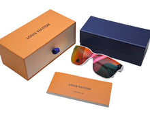 Load image into Gallery viewer, LOUIS VUITTON ルイヴィトン サングラス LV シャドー スクエアシェイプ ホワイト Z1845U 美品 中古 67587