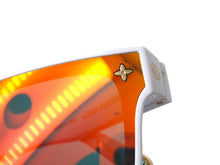 Load image into Gallery viewer, LOUIS VUITTON ルイヴィトン サングラス LV シャドー スクエアシェイプ ホワイト Z1845U 美品 中古 67587