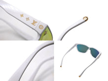 Load image into Gallery viewer, LOUIS VUITTON ルイヴィトン サングラス LV シャドー スクエアシェイプ ホワイト Z1845U 美品 中古 67587