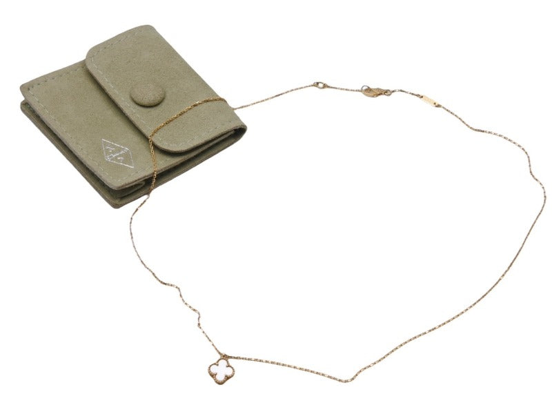 極美品 Van Cleef&Arpels ヴァンクリーフ&アーペル スウィートアルハンブラペンダント VCARF69100 Au750 ゴールド 中古 67592