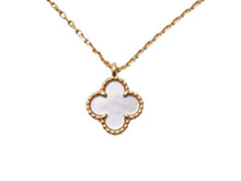 Load image into Gallery viewer, 極美品 Van Cleef&amp;Arpels ヴァンクリーフ&amp;アーペル スウィートアルハンブラペンダント VCARF69100 Au750 ゴールド 中古 67592