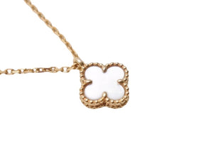 極美品 Van Cleef&Arpels ヴァンクリーフ&アーペル スウィートアルハンブラペンダント VCARF69100 Au750 ゴールド 中古 67592