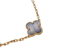 Load image into Gallery viewer, 極美品 VanCleef&amp;Arpels ヴァンクリーフ&amp;アーペル 5モチーフ パール アルハンブラ ブレスレット K18YG 12g 中古 67593