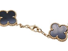 Load image into Gallery viewer, 極美品 VanCleef&amp;Arpels ヴァンクリーフ&amp;アーペル 5モチーフ パール アルハンブラ ブレスレット K18YG 12g 中古 67593