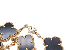 Load image into Gallery viewer, 極美品 VanCleef&amp;Arpels ヴァンクリーフ&amp;アーペル 5モチーフ パール アルハンブラ ブレスレット K18YG 12g 中古 67593